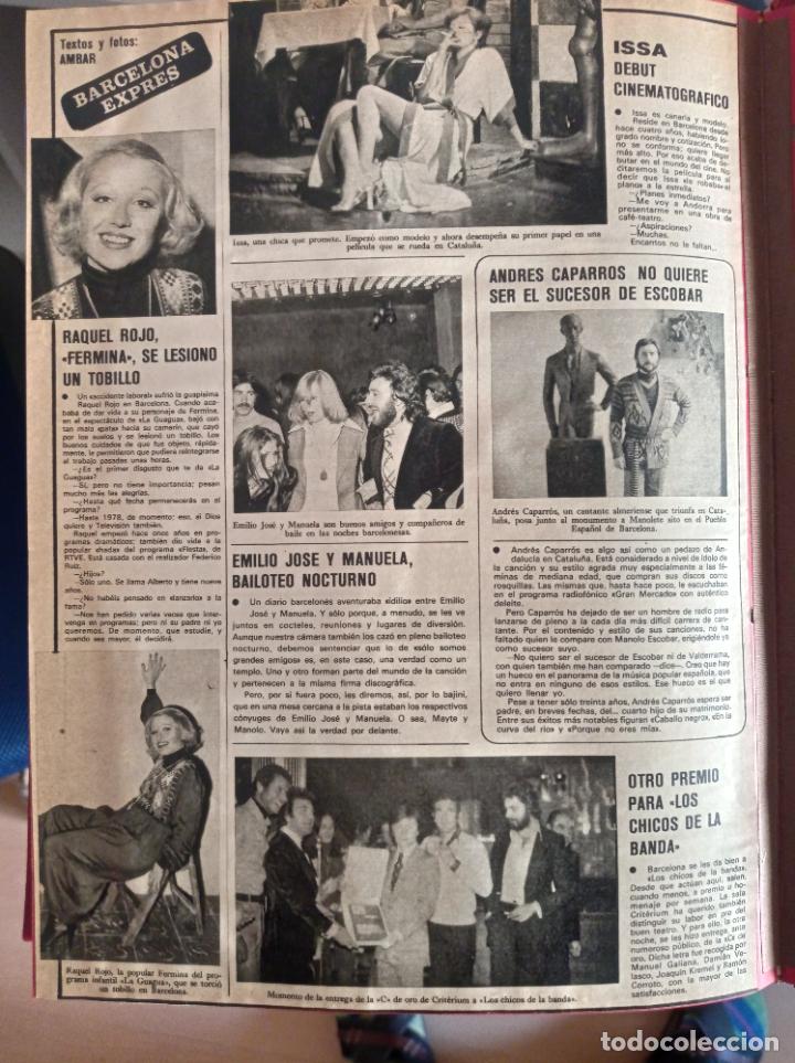 Sammeln von Zeitschriften und Zeitungen: ISSA RAQUEL ROJO EMILIO JOSE ANDRES CAPARROS LOS CHICOS DE LA BANDA