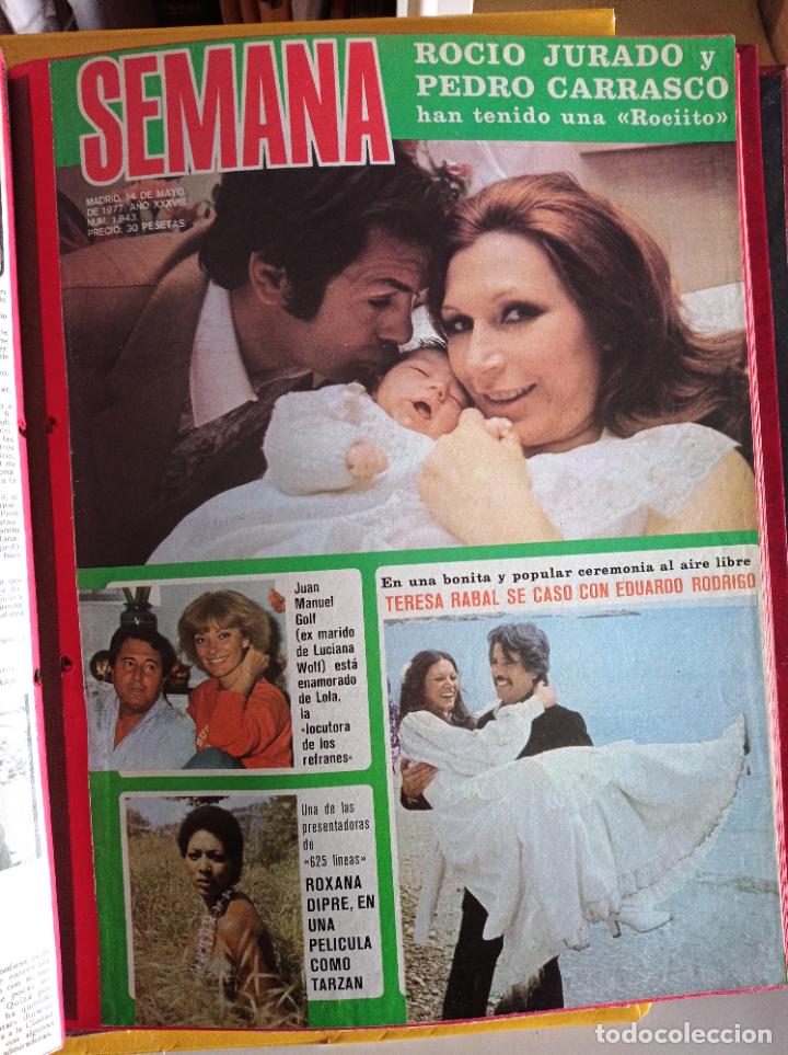 Coleccionismo de Revistas y Peri&oacute;dicos: ROCIO JURADO PEDRO CARRASCO NACIMIENTO DE ROCIITO ROXANA DIPRE TERESA RABAL LUCIANA WOLF