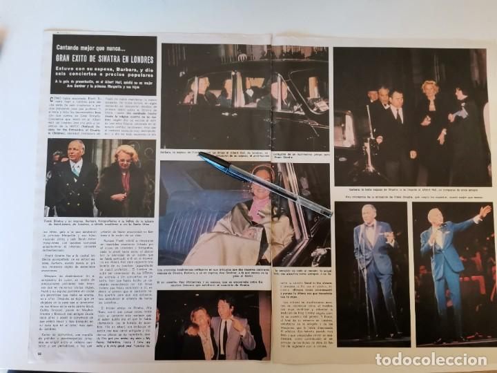 Coleccionismo de Revistas y Peri&oacute;dicos: FRANK SINATRA 2 PAG. REVERSO SUPERMERCADOS SPAR RECORTE REVISTA 1977