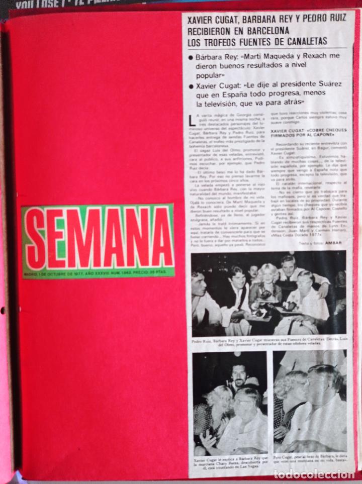 Coleccionismo de revistas y peri&oacute;dicos: XAVIER CUGAT BARBARA REY PEDRO RUIZ