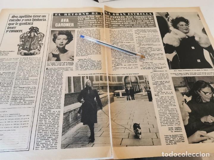 Coleccionismo de Revistas y Peri&oacute;dicos: AV&Aacute; GARDNER RECORTE REVISTA 2 P&Aacute;GINAS 1978.