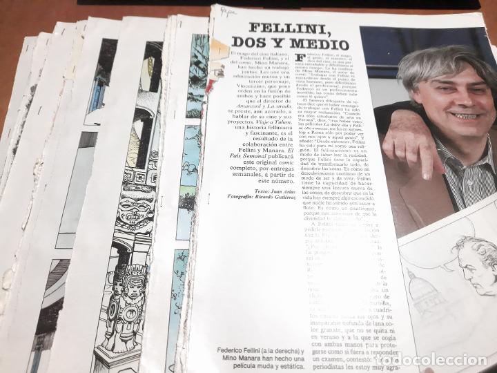Coleccionismo de Revistas y Peri&oacute;dicos: FEDERICO FELLINI. MILO MANARA. ENTREVISTA + CAP&Iacute;TULOS SUELTOS DE VIAJE A TULUM. GRAPA.