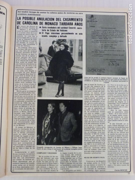 Coleccionismo de Revistas y Peri&oacute;dicos: RECORTE CLIPPING DE CAROLINA DE MONACO REVISTA SEMANA N&ordm; 2232 PAG. 15 L41