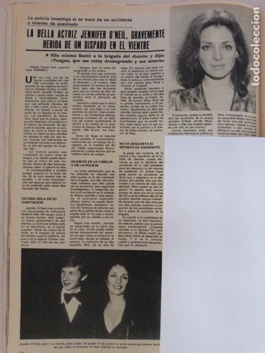 Coleccionismo de Revistas y Peri&oacute;dicos: RECORTE CLIPPING DE JENNIFER O&acute;NEIL REVISTA SEMANA N&ordm; 2230 PAG. 106 L41