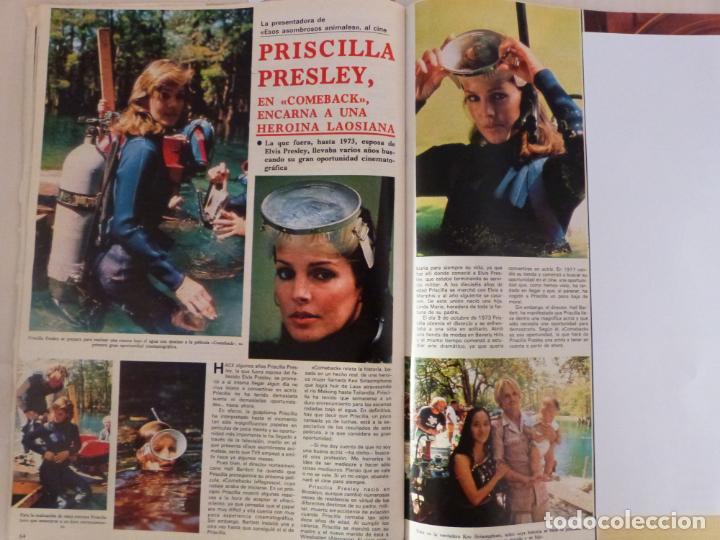 Coleccionismo de revistas y peri&oacute;dicos: RECORTE CLIPPING DE PRISCILLA PRESLEY ESPOSA DE ELVIS PRESLEY SEMANA N&ordm; 2230 PAG. 64 Y 65 L41