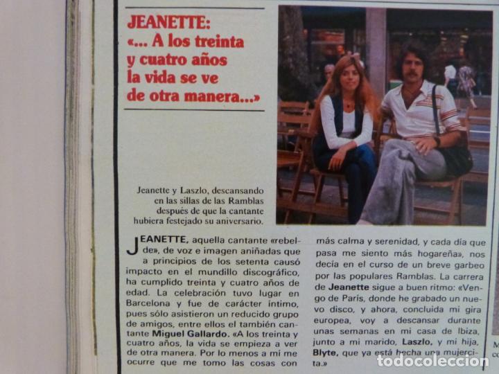 Coleccionismo de Revistas y Peri&oacute;dicos: RECORTE CLIPPING DE JEANETTE CANTANTE REVISTA SEMANA N&ordm; 2389 PAG. 76 L41
