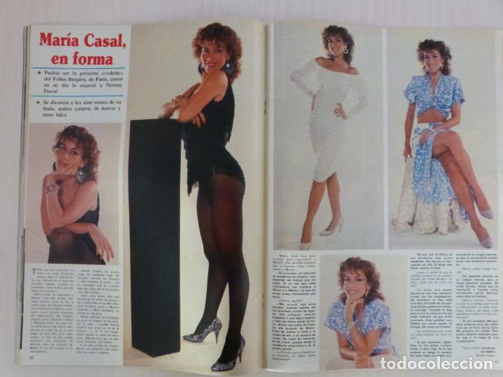 Coleccionismo de Revistas y Peri&oacute;dicos: RECORTE CLIPPING DE MARIA CASAL EX AZAFATA UN DOS TRES REVISTA SEMANA N&ordm; 2389 PAG. 66 Y 67 L41