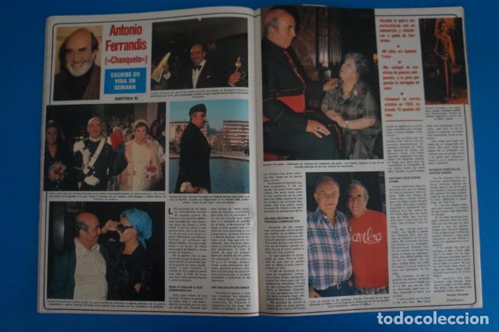 Coleccionismo de Revistas y Peri&oacute;dicos: RECORTE CLIPPING DE ANTONIO FERRANDIS CHANQUETE REVISTA SEMANA N&ordm; 2197 PAG. 66 Y 67 L38