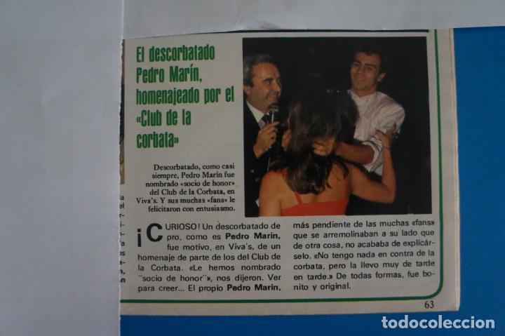 Coleccionismo de Revistas y Peri&oacute;dicos: RECORTE CLIPPING DE PEDRO MARIN REVISTA SEMANA N&ordm; 2197 PAG. 63 L38