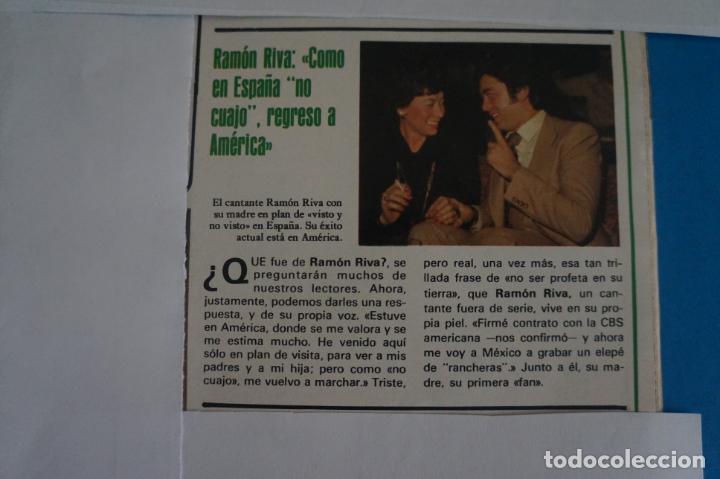 Coleccionismo de Revistas y Peri&oacute;dicos: RECORTE CLIPPING DE RAMON RIVA REVISTA SEMANA N&ordm; 2197 PAG. 63 L38