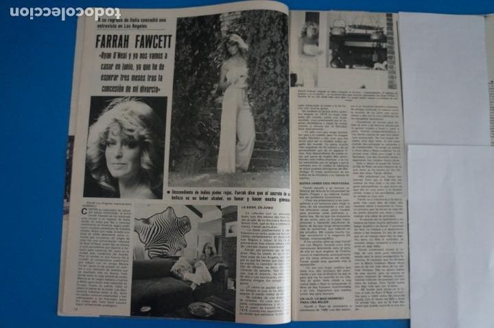 Coleccionismo de Revistas y Peri&oacute;dicos: RECORTE CLIPPING DE FARRAH FAWCETT ANGELES CHARLIE O&acute;NEAL REVISTA SEMANA N&ordm; 2197 PAG. 18 Y 19 L38