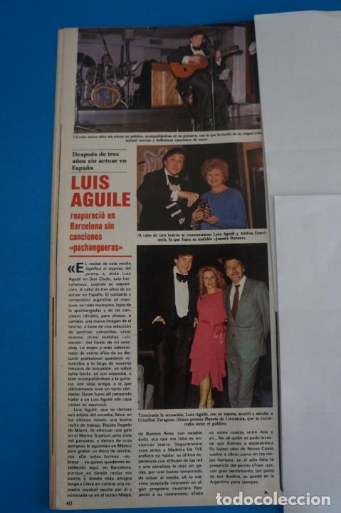 Coleccionismo de Revistas y Peri&oacute;dicos: RECORTE CLIPPING DE LUIS AGUILE REVISTA SEMANA N&ordm; 2189 PAG. 40 L38
