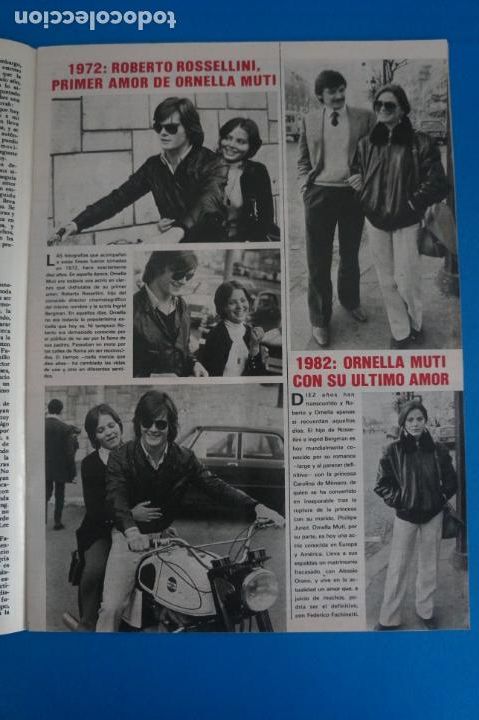 Coleccionismo de Revistas y Peri&oacute;dicos: RECORTE CLIPPING DE ROBERTO ROSSELLINI Y ORNELLA MUTI REVISTA SEMANA N&ordm; 2189 PAG. 25 L38