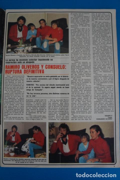Coleccionismo de Revistas y Peri&oacute;dicos: RECORTE CLIPPING DE RAMIRO OLIVEROS ACTOR Y CONSUELO SU MUJER REVISTA SEMANA N&ordm; 2189 PAG. 3 L38