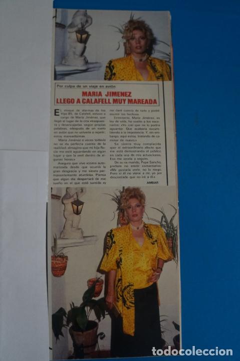 Coleccionismo de Revistas y Peri&oacute;dicos: RECORTE CLIPPING DE MARIA JIMENEZ REVISTA SEMANA N&ordm; 2372 PAG. 79 L38