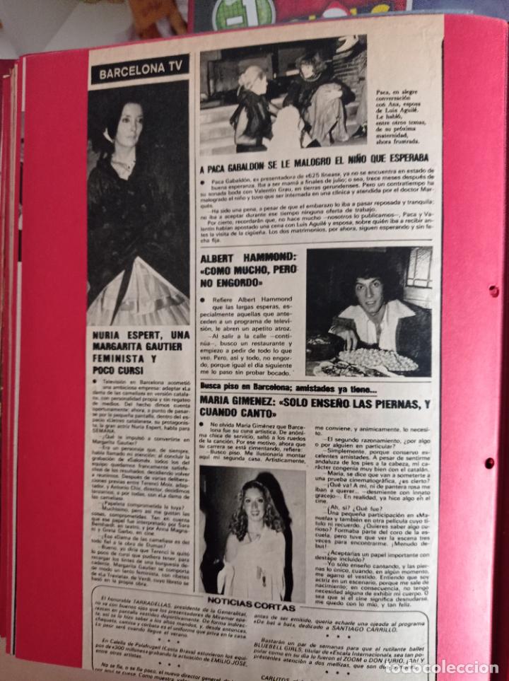 Coleccionismo de revistas y peri&oacute;dicos: NURIA ESPERT ALBERT HAMMOND PACA GABALDON MARIA JIMENEZ