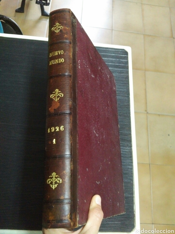 Coleccionismo de Revistas y Peri&oacute;dicos: Revista Mundo Nuevo 1926 encuadernada. Portadas modernistas