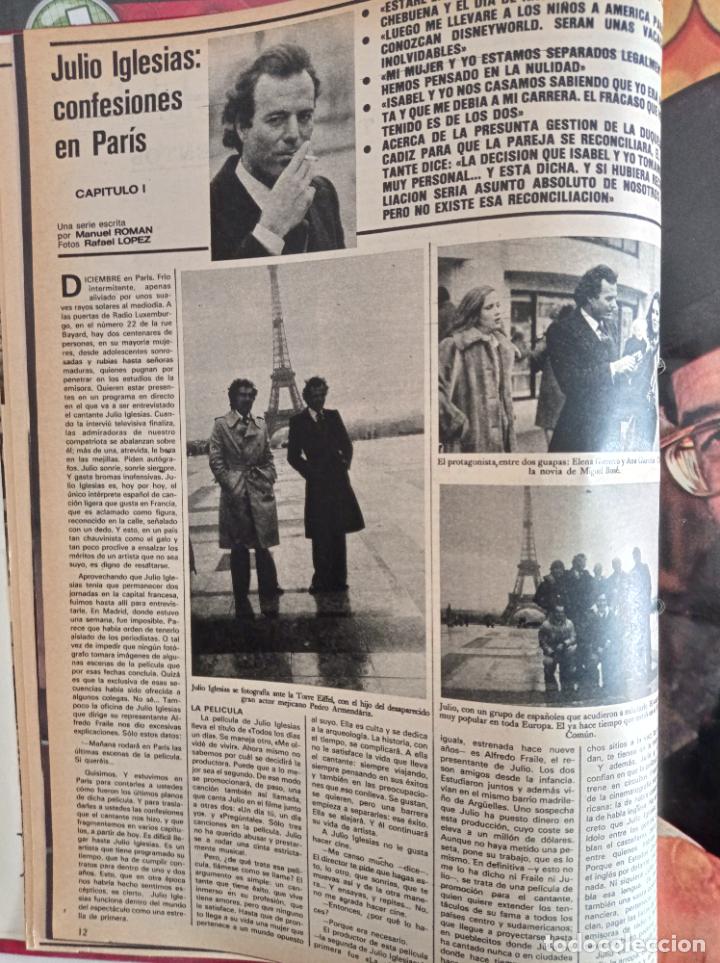 Coleccionismo de Revistas y Peri&oacute;dicos: julio iglesias en paris con ana obegon