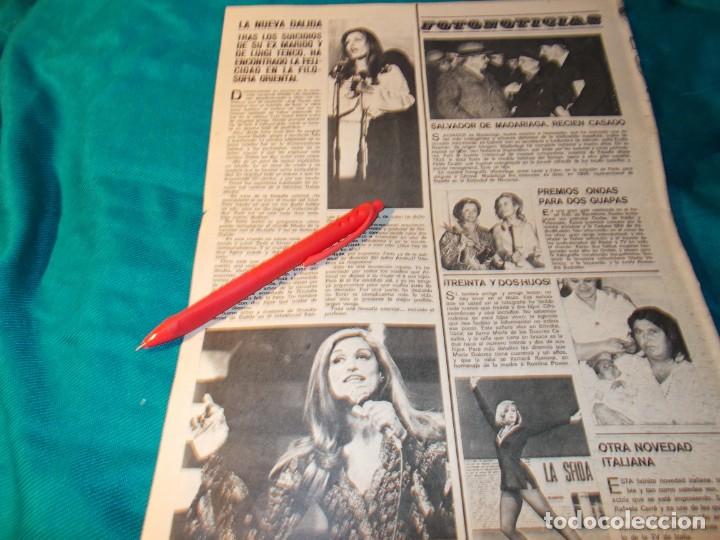 Coleccionismo de Revistas y Peri&oacute;dicos: RECORTE : LA NUEVA DALIDA. RAFFAELLA CARRA, DE PATINADORA. SEMANA, NOVMBRE 1970(#)