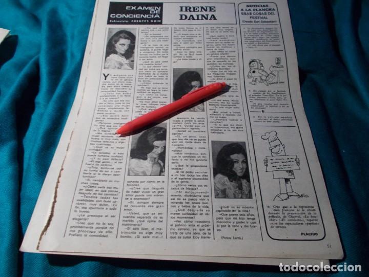 Sammeln von Zeitschriften und Zeitungen: RECORTE : ENTREVISTA A IRENE DAINA. SEMANA, JULIO 1970(#)