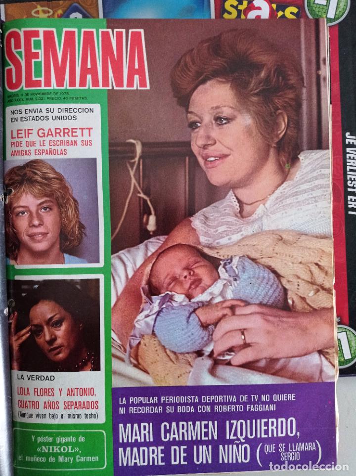 Coleccionismo de revistas y peri&oacute;dicos: MARI CARMEN IZquierdo LEIF GARRETT LOLA FLORES