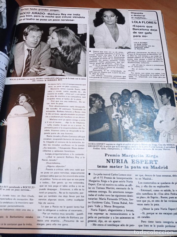 Coleccionismo de Revistas y Peri&oacute;dicos: NURIA ESPERT LOLA FLORES BARBARA REY ROCIO JURADO