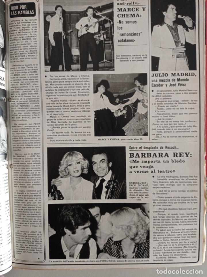 Coleccionismo de revistas y peri&oacute;dicos: BARBARA REY PACO MORAN PEDRO RUIZ MARCE Y CHEMA JULIO MADRID