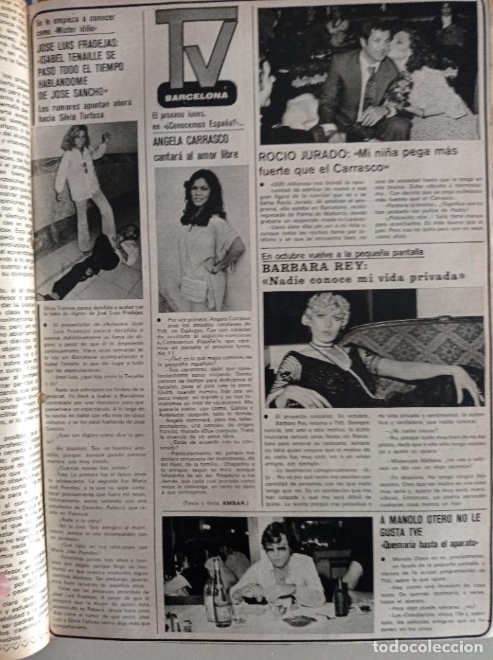 Coleccionismo de Revistas y Peri&oacute;dicos: JOSE LUIS FRADEJAS ISABEL TENAILLE MANOLO OTERO BARBARA REY ANGELA CARRASCO PEDRO ROCIO JURADO