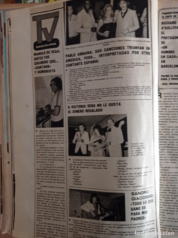 Coleccionismo de Revistas y Peri&oacute;dicos: MANOLO DE VEGA LUIS DEL OLMO SANDRO GIACOBBE PABLO ABRAIRA MARIA JIMENEZ BASILIO VICTORIA VERA