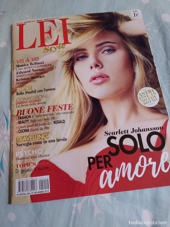 Collezionismo di Riviste e Giornali: Lei Style revista italiana Sabrina Salerno M&oacute;nica Bellucci Scarlett Johansson Kristen Stewart