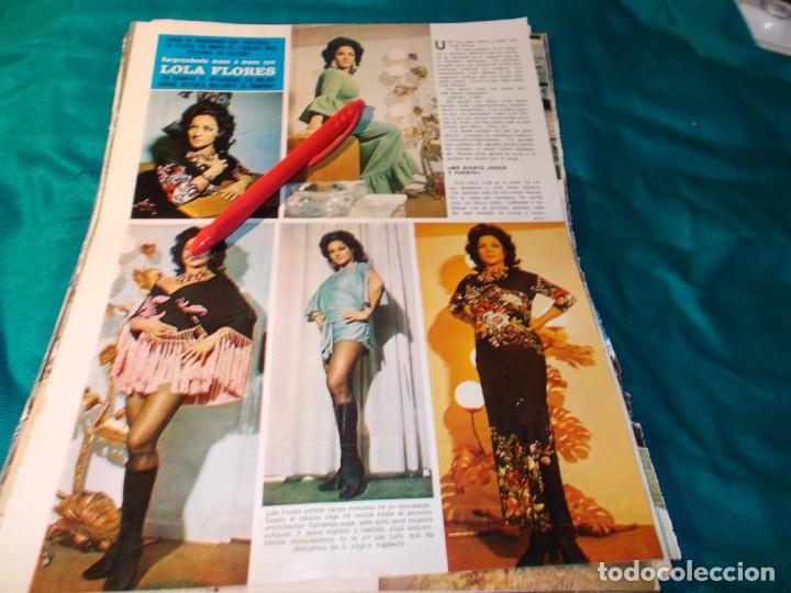 Coleccionismo de revistas y peri&oacute;dicos: RECORTE : LOLA FLORES INAUGURA UNA BOUTIQUE. SEMANA, MAYO 1971(#)
