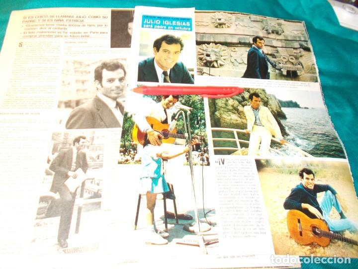 Coleccionismo de Revistas y Peri&oacute;dicos: RECORTE : JULIO IGLESIAS SERA PADRE EN OCTUBRE. SEMANA, MAYO 1971(#)