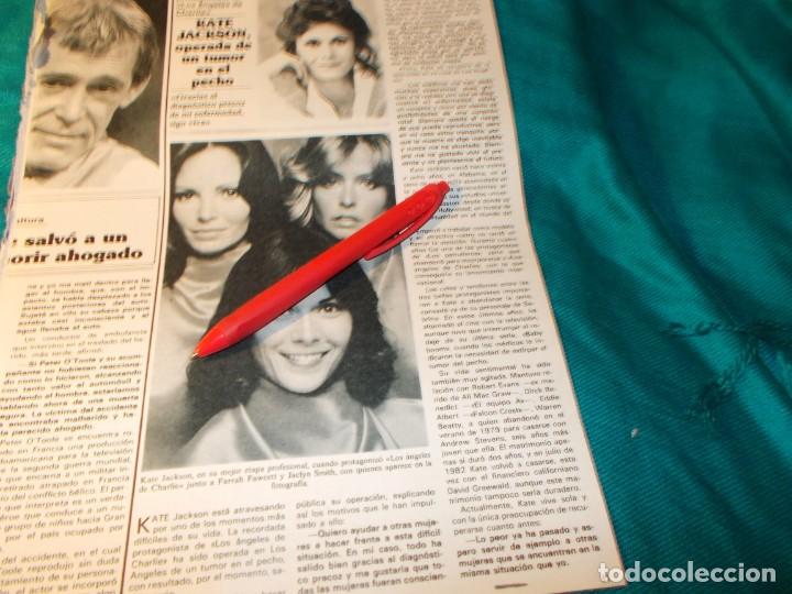 Sammeln von Zeitschriften und Zeitungen: RECORTE : KATE JACKSON, ANGELES DE CHARLIE, OPERADA DE TUMOR. SEMANA, AGTO 1989 (#)