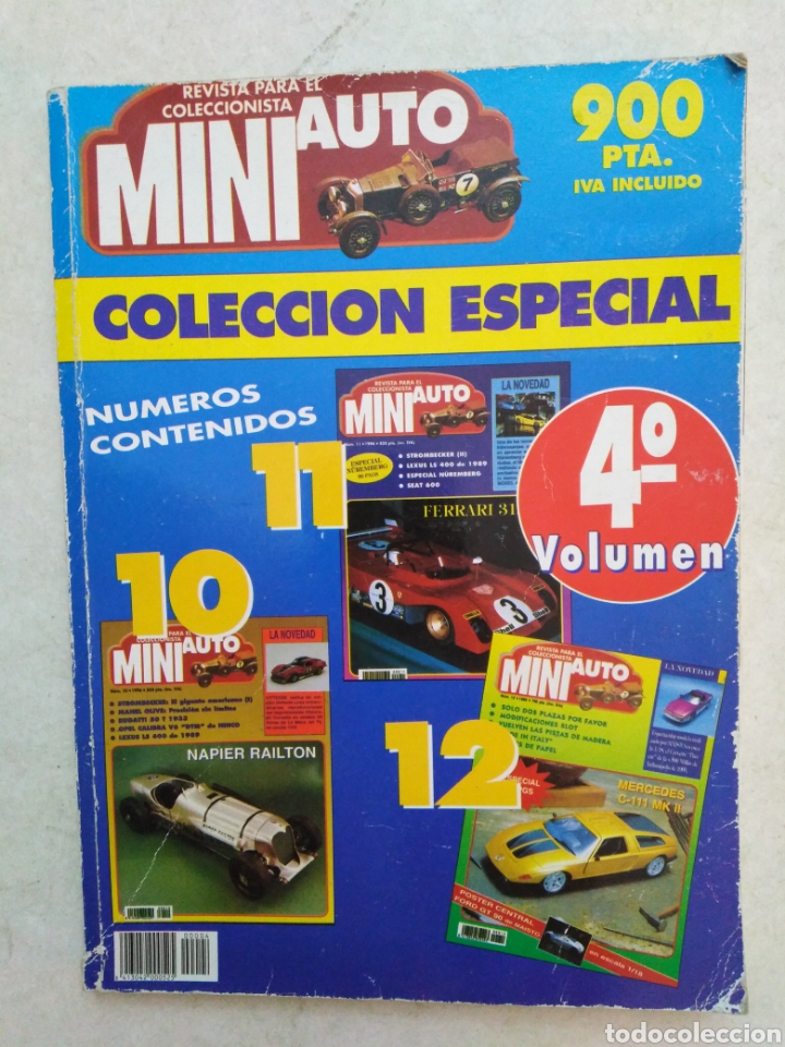 Sammeln von Zeitschriften und Zeitungen: Revista para el coleccionista mini auto colecci&oacute;n especial, 4 volumen