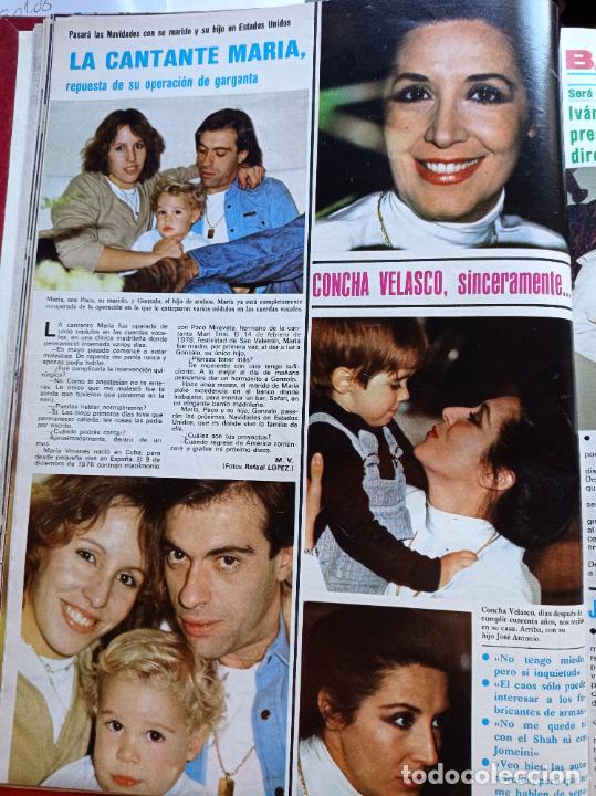 Coleccionismo de revistas y peri&oacute;dicos: concha velasco maria cantante