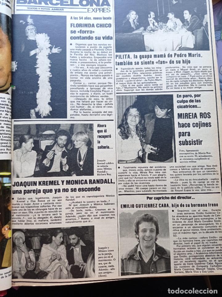 Coleccionismo de revistas y peri&oacute;dicos: FLORINDA CHICO PILITA PEDRO MARIN MIREIA ROSS MONICA RANDALL BARBARA REY JOAQUIN KREMEL