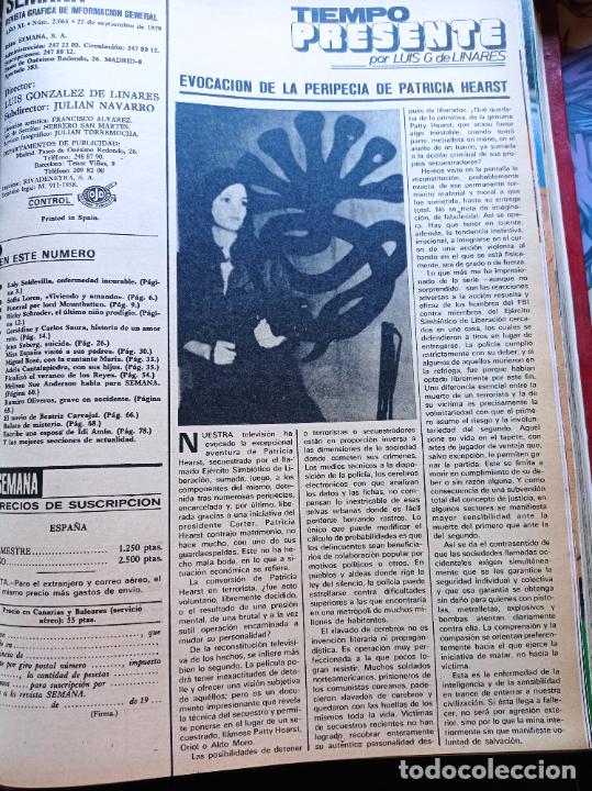 Collectionnisme de Revues et Journaux: PATRICIA HEARST