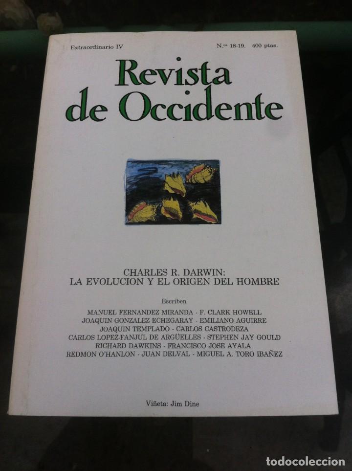 Coleccionismo de Revistas y Peri&oacute;dicos: REVISTA DE OCCIDENTE. N&ordm; 18-19. A&Ntilde;O 1982. EXTRAORDINARIO IV. CHARLES DARWIN