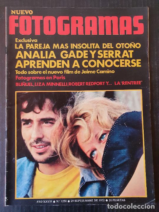 Collezionismo di Riviste e Giornali: REVISTA FOTOGRAMAS N&ordm; 1250 - ANALIA GADE SERRAT ROBERT REDFORD LIZA MINNELLI