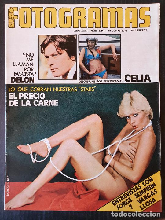 Coleccionismo de revistas y peri&oacute;dicos: REVISTA FOTOGRAMAS N&ordm; 1444 - CELIA BARBARA REY ALAIN DELON