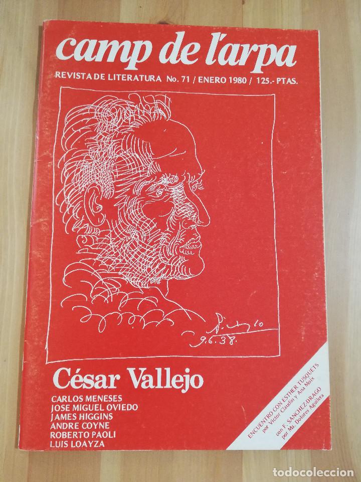 Colecionismo de Revistas e Jornais: CAMP DE L'ARPA. REVISTA DE LITERATURA N&ordm; 71 (ENERO 1980) C&Eacute;SAR VALLEJO
