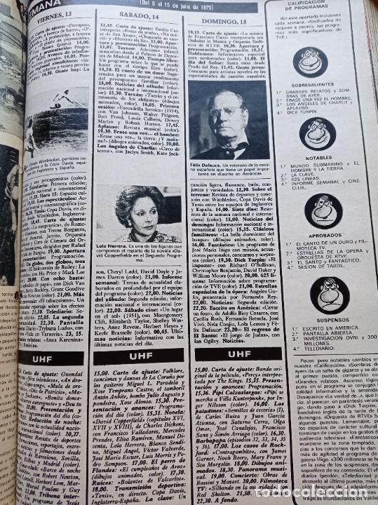 Sammeln von Zeitschriften und Zeitungen: FELIX DEFAUCE LOLA HERRERA
