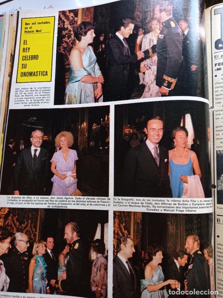 Sammeln von Zeitschriften und Zeitungen: ONOMASTICA DEDON JUAN CARLOS DE BORBONCON BARBA CAYETANA LA DUQUESA DE ALBA ADOLFO SUAREZ