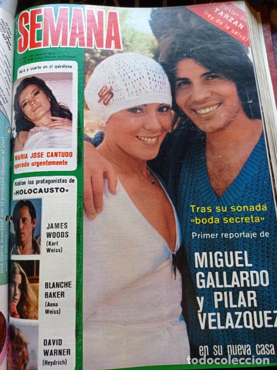 Sammeln von Zeitschriften und Zeitungen: MIGUEL GALLARDO PILAR VELAZQUEZ MARIA JOSE CANTUDO