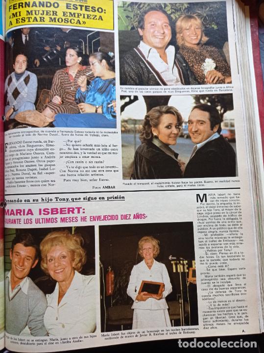 Sammeln von Zeitschriften und Zeitungen: FERNANDO ESTESO NORMA DUVAL MARIA ISBERT