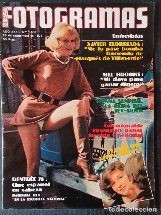 Coleccionismo de revistas y peri&oacute;dicos: REVISTA FOTOGRAMAS N&ordm; 1563 BARBARA REY MEL BROOKS DONNA SUMMER TATUM O'NEAL