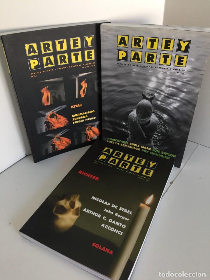 Colecionismo de Revistas e Jornais: ARTE Y PARTE. REVISTA DE ARTE. ESPA&Ntilde;A, PORTUGAL Y AM&Eacute;RICA. N&ordm; 49, 50 Y 51. RICHTER. BERGER. MONDRIAN