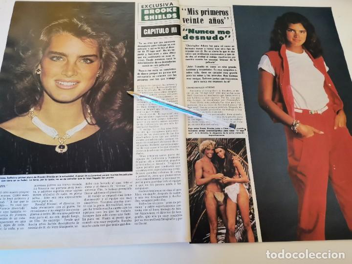 Collection Magazines and Newspapers: BROOKE SHIELDS MIS PRIMEROS 20 A&Ntilde;OS CAP&Iacute;TULO III RECORTE REVISTA 7 P&Aacute;GINAS 1985