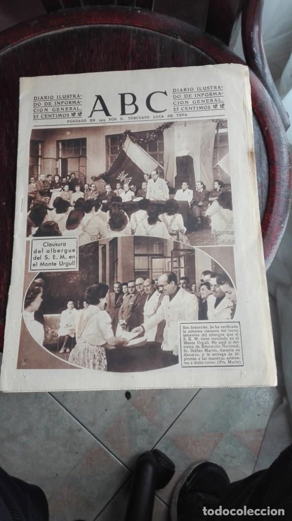 Coleccionismo de Revistas y Peri&oacute;dicos: ABC MADRID d&iacute;a 10 de septiembre de 1944 n&uacute;mero 12024