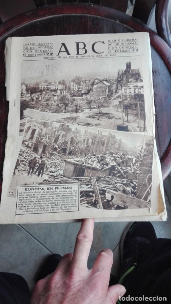 Coleccionismo de Revistas y Peri&oacute;dicos: ABC MADRID d&iacute;a 1 de diciembre de 1944 n&uacute;mero 12094